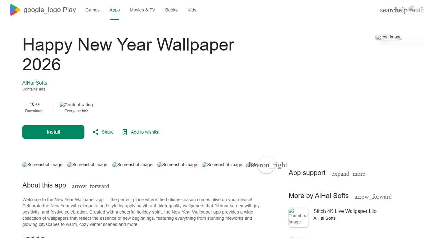 Happy New Year Wallpaper 2026 - Apps on Google Play